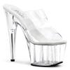 Pleaser - ADORE702 Mules à talons - Chaussures de pole dance - Transparent Product image